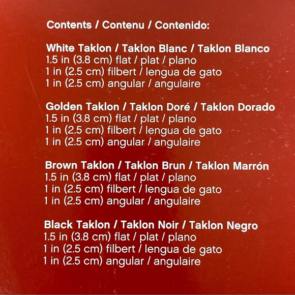 Craftsmart Jumbo Paint Brush Set of 12 NEW in package All Purpose Taklon Brushes - Picture 7 of 9